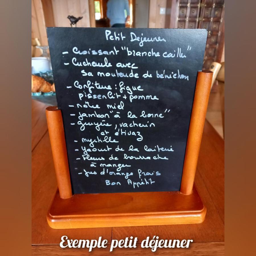 Bed and Breakfast Les Abeilles Romont Esterno foto