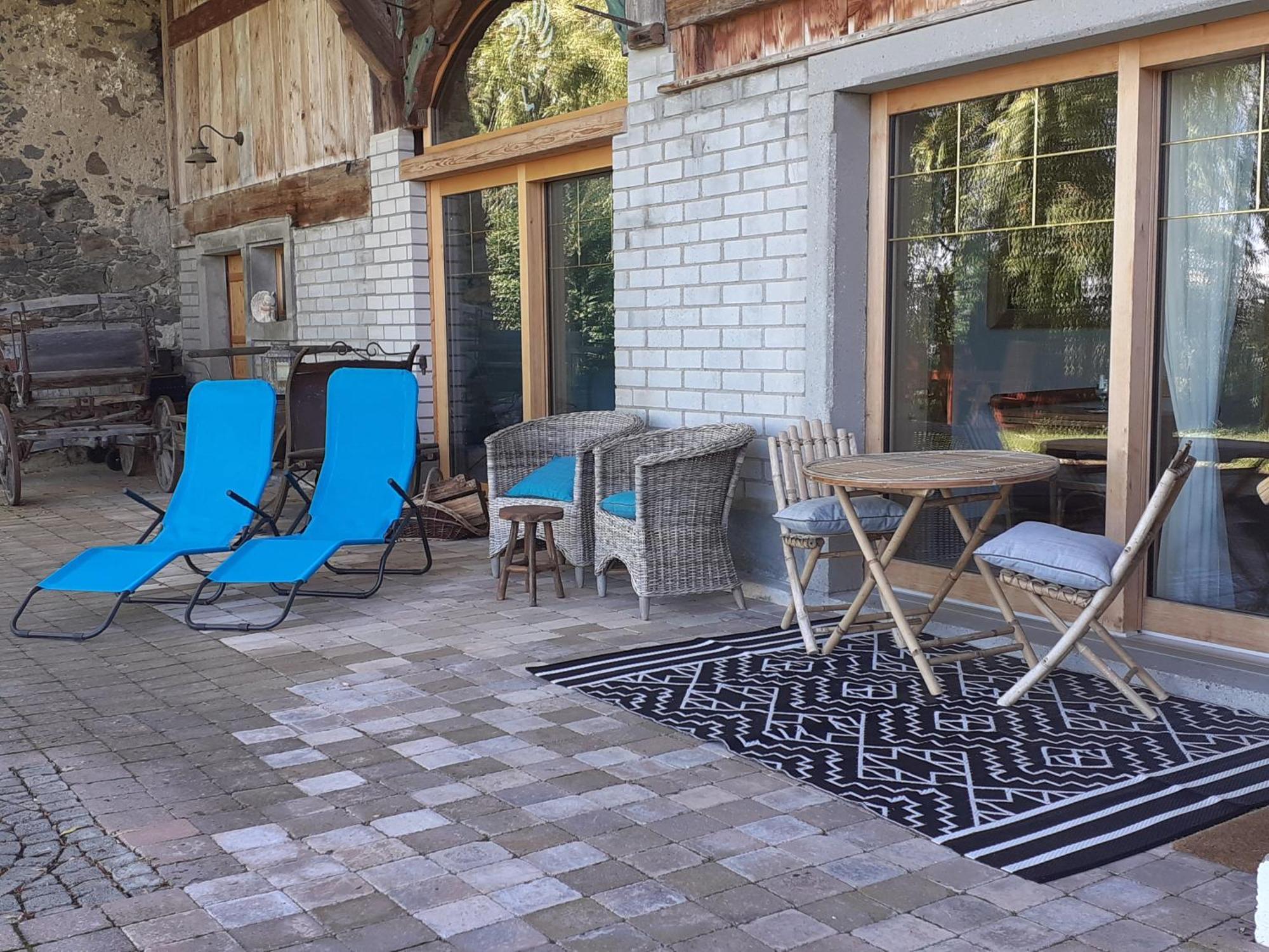 Bed and Breakfast Les Abeilles Romont Esterno foto